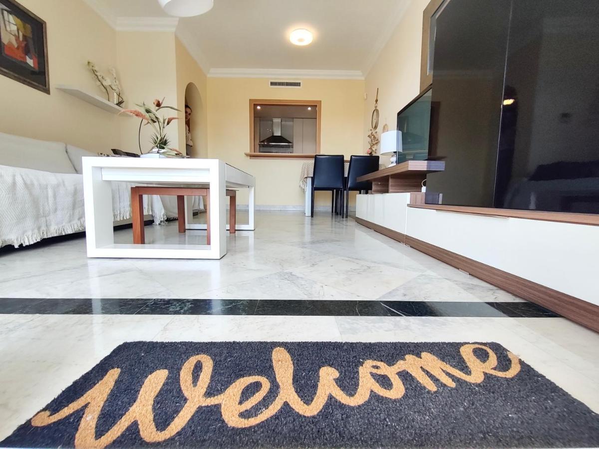 Exclusive Puerto Banus Beach Apartment Free Parking Wifi & Swimming Pool Marbella Eksteriør billede